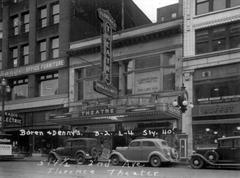 Florence Theatre building in Seattle in the 1930s