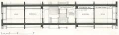 Cross section view of Monadnock Building showcasing architectural structure