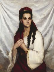 Portrait of actress Hedvig Raa-Winterhjelm by Albert Edelfelt