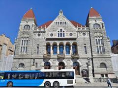 Historic Finnish National Theatre building in Helsinki