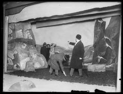 Exterior view of Det Norske Teater in Oslo, Norway, 1916