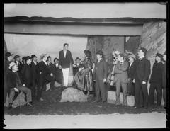 Historic photo of Det Norske Teater theater performance Kongeglima in 1916 Oslo