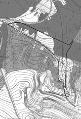Map of European significant locality Kamenný vrch, code CZ0624067, overlapping with Kamenný vrch nad Myslivnou nature reserve