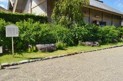 Foundation stones of the Old Gangoji Temple Lecture Hall in Japan