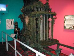 Jade carved rickshaw at Ripley's Believe It or Not museum in Florida