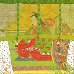 Portrait of Empress Shōtoku in traditional Japanese attire