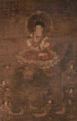 Monju Bosatsu statue at Saidaiji temple in Nara Japan