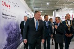 Secretary of State Michael R. Pompeo visiting the Patton Museum in Pilsen, Czech Republic