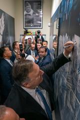 Secretary of State Michael R. Pompeo visiting Patton Museum in Pilsen Czech Republic, August 11 2020