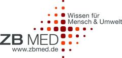 ZB MED logo with green overlapping squares and black text