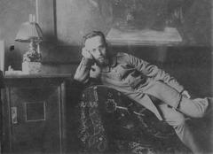 Portrait of Gustav Wolf circa 1918
