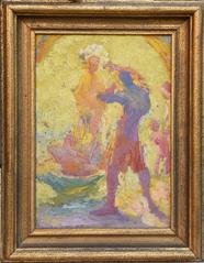 Study for The Gospel according to Mark 1 8 oil painting by Rihard Jakopič and Janez Krstnik