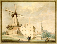 Lille Mølle historic windmill in Christianshavn Copenhagen