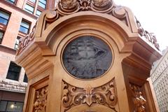 Lotta's Fountain detail in San Francisco, California