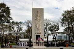 80th anniversary ceremony of the liberation of Manila held at Manila American Cemetery with veterans and dignitaries