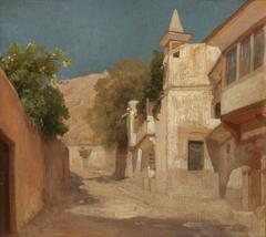 Richard and Isobel Burton's House in Damascus painting by Frederic Leighton
