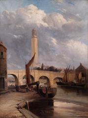 Portrait of James Webb (1835-1895) at Kew Bridge, Surrey