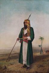 Portrait of Sir Richard Francis Burton in Arab dress