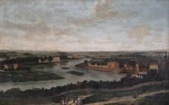 View from Richmond Hill in Surrey looking northwest, painted by Antonio Joli