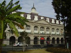 Louisiana State Museum Presbytere building in New Orleans exterior view