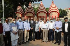United States Ambassador Earl Miller visiting interfaith places of worship including a temple, mosque, and church promoting religious freedom