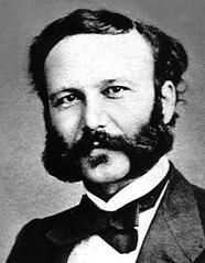 Portrait of Henry Dunant, Swiss philanthropist and Red Cross co-founder