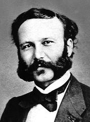 Portrait of Henry Dunant, Swiss philanthropist and co-founder of the International Committee of the Red Cross