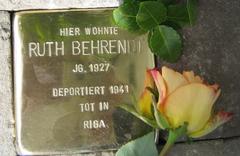 Stolperstein Dedicated To Ruth Behrendt