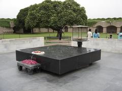 Cremation site of Mahatma Gandhi in Delhi, India