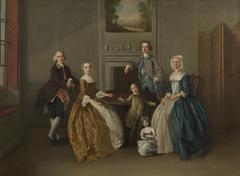 18th century family group portrait by Arthur Devis