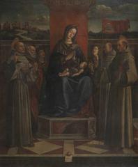 Virgin and Child Enthroned with Six Saints painting by Bartolomeo Montagna