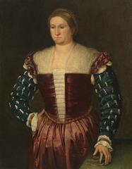 Renaissance portrait of a lady attributed to Bernardino Licinio