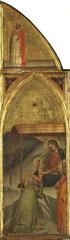 Magus Adoring the Infant Christ and Bishop, an artwork by Bernardo Daddi
