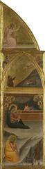 Bernardo Daddi Nativity Triptych Left Wing Painting