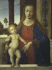 Madonna and Child artistic depiction by follower of Andrea del Verrocchio