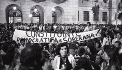 Reading of the Letter to Brazilians at Largo de São Francisco in São Paulo on August 8, 1977