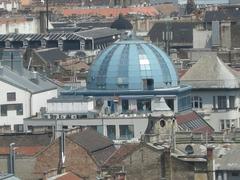 View from Saint Stephen's Basilica showcasing Pódium irodaház at 1065 Budapest, Nagymező utca 44