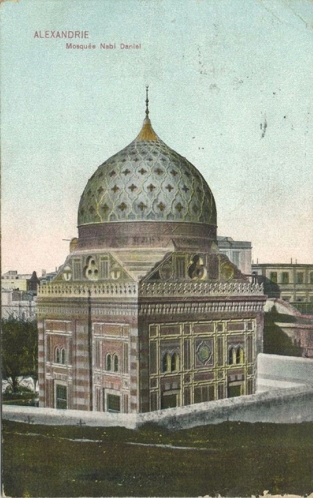 Nabi Daniel Mosque exterior view in 1918