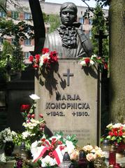 Grave of Maria Konopnicka at Lwów Cemetery