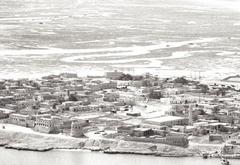 Aerial view of Dairin Castle with Al-Fayhani Palace