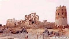 Darien Castle Tower with Ruins of Palace Behind It