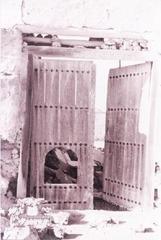 Ornate gate of Al-Fayhani Palace with intricate designs and golden accents