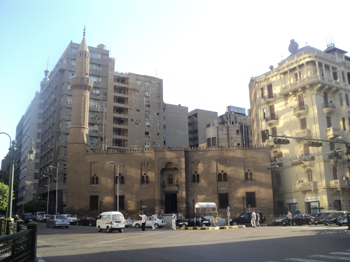 Al-Kikhia mosque in Cairo with its traditional Islamic architecture