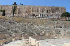 Theater of Dionysos at the Acropolis in Athens Greece