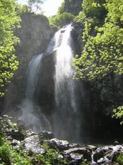 Boyana Waterfall in the Vitosha Mountains near Sofia Bulgaria