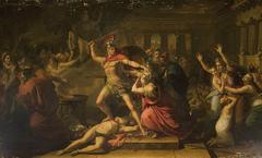 The Death of Priam painting by Pietro Benvenuti