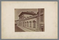 Façade of Palazzo Pandolfini, a historic building in Florence, Italy
