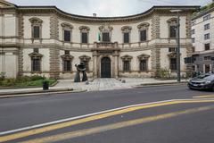 Palazzo del Senato building in Milano with clear skies