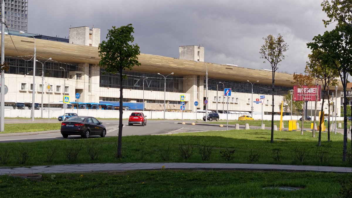 CSKA Football hall on Aviakonstruktora Mikoyana Street in Moscow