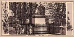 Statue Of Rousseau On Île Rousseau